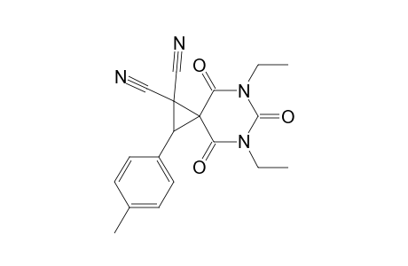 5,7-Diethyl-2-(4-methylphenyl)-4,6,8-trioxo-5,7-diazaspiro[2.5]octane-1,1-dicarbonitrile