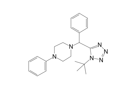 1-((1-(Tert-butyl)-1H-tetrazol-5-yl)(phenyl)methyl)-4-phenylpiperazine