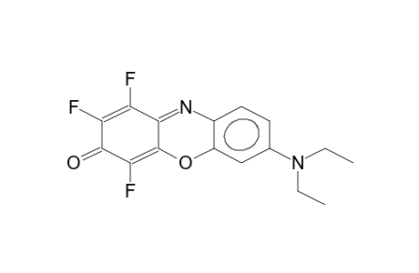 1,2,4-TRIFLUORO-7-DIETHYLAMINOPHENOXAZIN-3-ONE