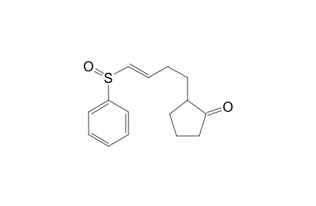 2-[(E)-4-(benzenesulfinyl)but-3-enyl]-1-cyclopentanone