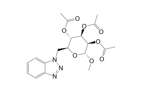 1-(METHYL-2,3,4-TRI-O-ACETYL-6-DEOXY-ALPHA-D-MANNOPYRANOSID-6-YL)-1H-BENZO-[D]-[1,2,3]-TRIAZOLE