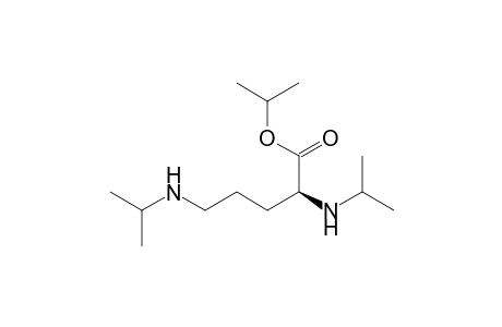 L-Ornithine, N2,N5-bis(1-methylethyl)-, 1-methylethyl ester
