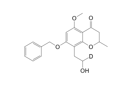 [2'-2H1]-7-Benzyloxy-8-(2-hydroxyethyl)-5-methoxy-2-methylchroman-4-one