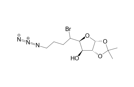.beta.-L-ido-Octofuranose, 8-azido-5-bromo-5,6,7,8-tetradeoxy-1,2-O-(1-methylethylidene)-