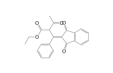 Ethyl Ester of .alpha.-Acetyl-.beta.-(indane-1,3-dion-2-ylidene)-.beta.-phenylpropionic Acid