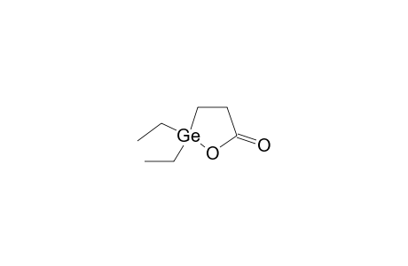2,2-Diethyl-1,2-oxagermolan-5-one