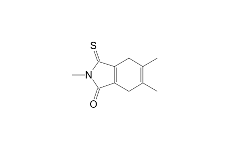 N,5,6,-Trimethyl-1,3,4,7-tetrahydro-1-thioxoisoindolin-3-one
