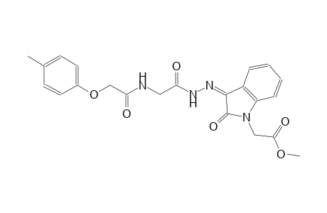 methyl {(3Z)-3-[({[(4-methylphenoxy)acetyl]amino}acetyl)hydrazono]-2-oxo-2,3-dihydro-1H-indol-1-yl}acetate