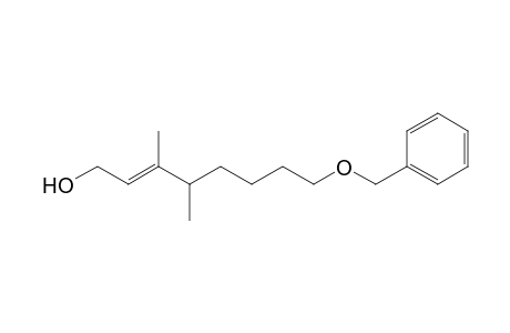 (2E)-8-Benzyloxy-3,4-dimethyl-2-octen-1-ol
