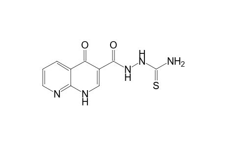 2-(4-oxo-1,4-dihydro-1,8-naphthyridine-3-carbonyl)hydrazine carbothioamide