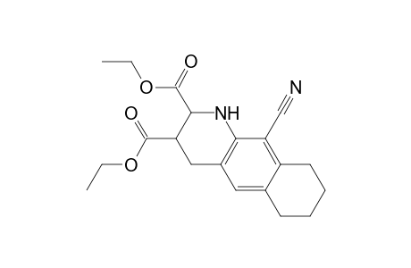 Diethyl 10-cyano-1,2,3,4,6,7,8,9-octahydrobenzo(g)quinoline-2,3-dicarboxylate