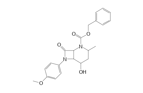 2-Benzyloxycarbonyl-3-methyl-5-hydroxy-7-(p-methoxyphenyl)-2,7-diazabicyclo[4.2.0]octa-8-one