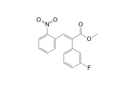 (E)-2-(3-fluorophenyl)-3-(2-nitrophenyl)-2-propenoic acid methyl ester