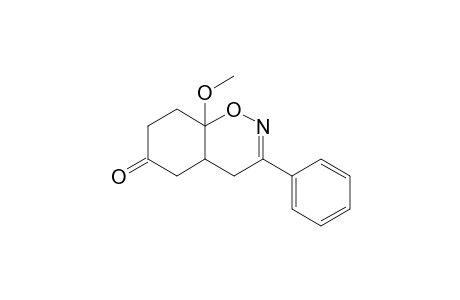 4H-1,2-Benzoxazin-6(5H)-one, 4a,7,8,8a-tetrahydro-8a-methoxy-3-phenyl-