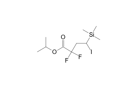 2,2-Difluoro-4-iodo-4-trimethylsilyl-butyric acid isopropyl ester