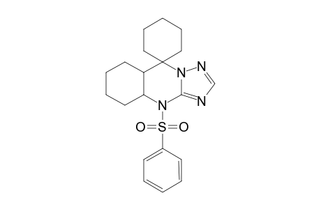 4'-(Phenylsulfonyl)-4a',5',6',7',8',8a'-hexahydro-4'H-spiro-[cyclohexane-1,9'-[1,2,4]triazolo[5,1-b]quinazoline]