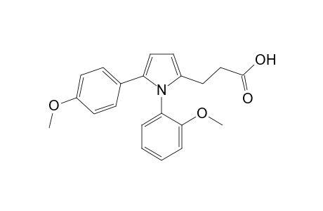 3-[1-(2-methoxyphenyl)-5-(4-methoxyphenyl)-1H-pyrrol-2-yl]propanoic acid