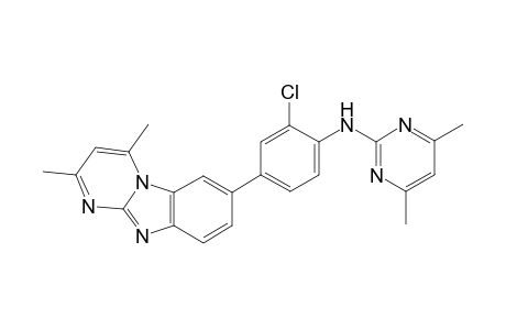1,3-Dimethyl-8-[4-(3-chloro-4-(4,6-Dimethyl-2-pyrimidylamino)phenyl]pyrimido[1,2-a]benzimidazole