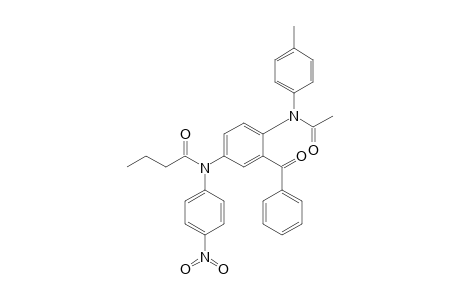 N-{3-Benzoyl-4-[(p-methylphenyl)acetylamino]phenyl}-(4'-nitrophenyl)butyramide