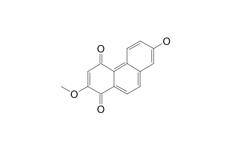 DENSIFLOROL-B;7-HYDROXY-2-METHOXY-1,4-PHENANTHRENEDIONE