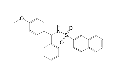 N-[(4-methoxyphenyl)-phenyl-methyl]naphthalene-2-sulfonamide