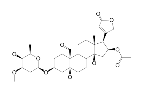 ADONIOSIDE-A;16-BETA-ACETOXY-STROPHANTHIDIN-3-O-BETA-D-DIGINOPYRANOSIDE