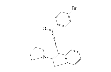 4'-BROMO-3-[2-(1-PYRROLIDINYL)INDEN-3-YL]ACRYLOPHENONE