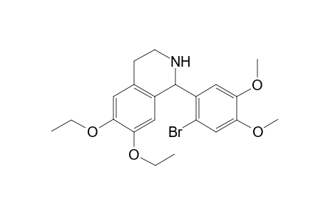 1-(2-bromanyl-4,5-dimethoxy-phenyl)-6,7-diethoxy-1,2,3,4-tetrahydroisoquinoline