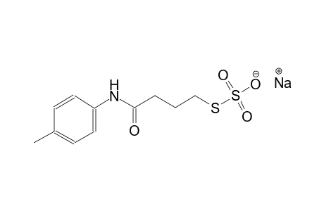 sodium S-[4-oxo-4-(4-toluidino)butyl] thiosulfate