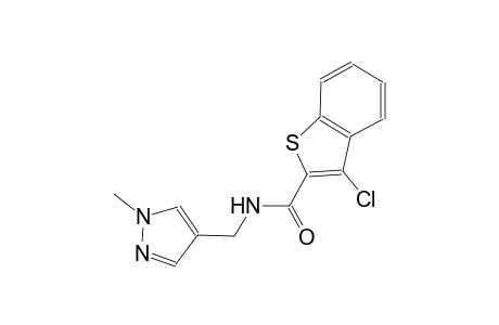 3-chloro-N-[(1-methyl-1H-pyrazol-4-yl)methyl]-1-benzothiophene-2-carboxamide
