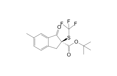 (2S)-tert-Butyl 2-trifluoromethanesulfenyl-6-methyl-1-oxoindan-2-carboxylate
