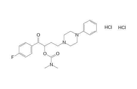 4'-fluoro-2-hydroxy-4-(4-phenyl-1-piperazinyl)butyrophenone, dimethylcarbamate (ester), dihydrochloride