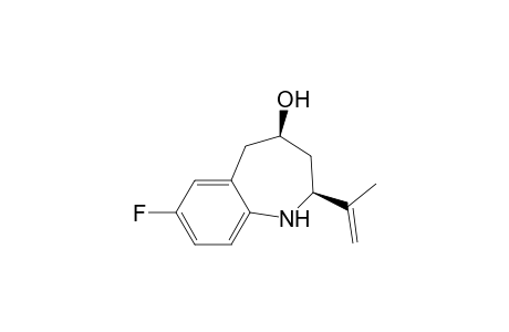 7-Fluoro-cis-2-(prop-1-en-2-yl)-2,3,4,5-tetrahydro-1H-benzo[b]azepin-4-ol