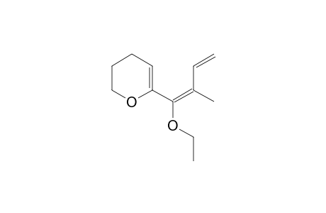 (E)-6-(1-Ethoxy-2-methylbuta-1,3-dienl)-3,4-dihydro-2H-pyran