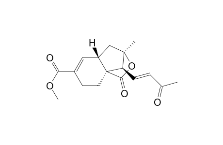 3H-3,8a-Methano-1H-2-benzopyran-6-carboxylic acid, 4,4a,7,8-tetrahydro-3-methyl-1-oxo-9-(3-oxo-1-butenyl)-, methyl ester, [3.alpha.,4a.beta.,8a.alpha.,9S*(E)]-
