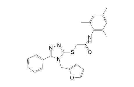 2-{[4-(2-furylmethyl)-5-phenyl-4H-1,2,4-triazol-3-yl]sulfanyl}-N-mesitylacetamide