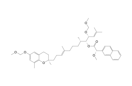 (2S)-2-methoxy-2-(2-naphthyl)acetic acid [(E,1R,2S)-9-[(2R)-6-(methoxymethoxy)-2,8-dimethyl-chroman-2-yl]-1-[(1R)-1-(methoxymethoxy)-3-methyl-but-2-enyl]-2,6-dimethyl-non-6-enyl] ester