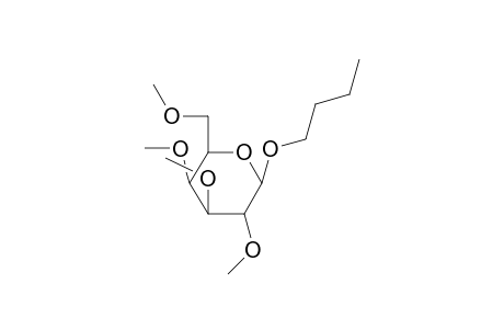 n-Butyl 2,3,4,6-tetra-methyl-.alpha.,D-mannopyranoside isomer