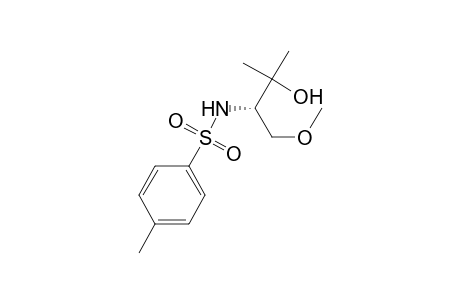 Benzenesulfonamide, N-[2-hydroxy-1-(methoxymethyl)-2-methylpropyl]-4-methyl-, (S)-