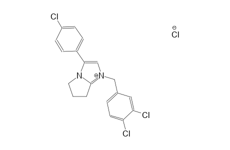 3-(4-chlorophenyl)-1-(3,4-dichlorobenzyl)-6,7-dihydro-5H-pyrrolo[1,2-a]imidazol-1-ium chloride