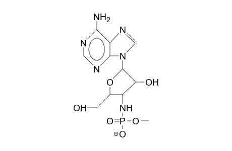 N-(3'-Deoxy-3'-adenosyl)phosphate monomethyl ester amide