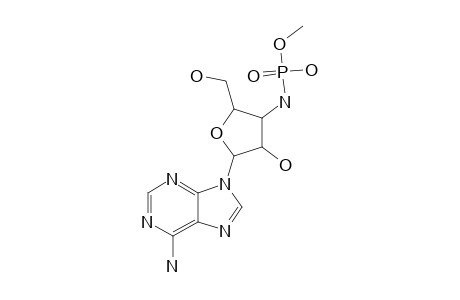 N-(3'-DESOXY-3'-ADENOSYL)-PHOSPHATE-MONOMETHYLESTER-AMIDE