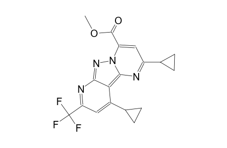 pyrido[2',3':3,4]pyrazolo[1,5-a]pyrimidine-4-carboxylic acid, 2,10-dicyclopropyl-8-(trifluoromethyl)-, methyl ester
