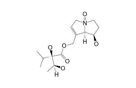 INDICINE-N-OXIDE;[1R-[1-ALPHA,7-(2R*,3S*),7-ALPHA-BETA]]-2,3-DIHYDROXY-2-(1-METHYLETHYL)-BUTANOIC-ACID-(2,3,5,7A-TETRAHYDRO-1-HYDROXY-1H-PYRROLIZIN