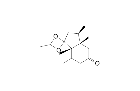 1,1-ethylenedioxy-3.beta.,3a.beta.,7,7a.beta.-tetramethylperhydroinden-5-one