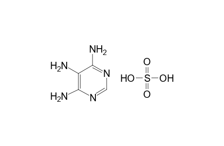 Sulfuric acid compound with 4,5,6-pyrimidinetriamine (1:1)