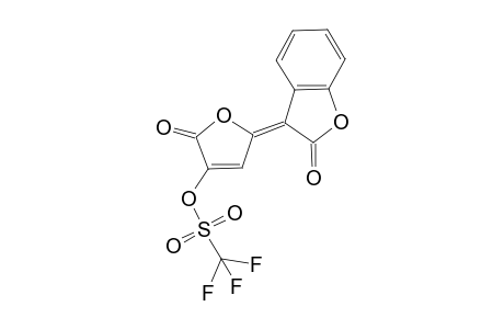 3-[4'-(Trifluoromethylsulfonyloxy)-5'-oxo-5H-furan-2-ylidene]-2H-benzofuran-2-one