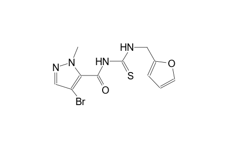 N-[(4-bromo-1-methyl-1H-pyrazol-5-yl)carbonyl]-N'-(2-furylmethyl)thiourea