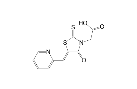 [(5Z)-4-oxo-5-(2-pyridinylmethylene)-2-thioxo-1,3-thiazolidin-3-yl]acetic acid