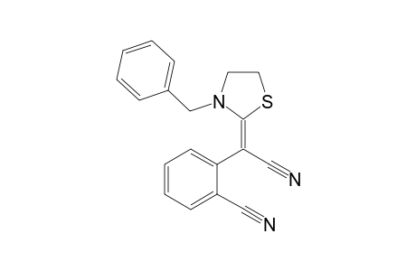 2-(3'-Benzylthiazolidin-2'-ylidene)-2-(2'-cyanophenyl)acetonitrile
